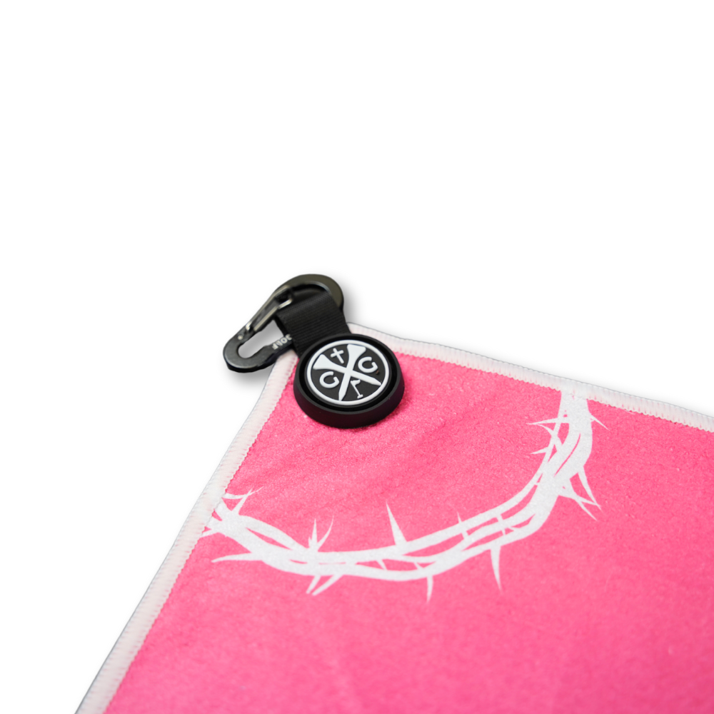 Philippians 4:13 Magnetic Towel - Pink