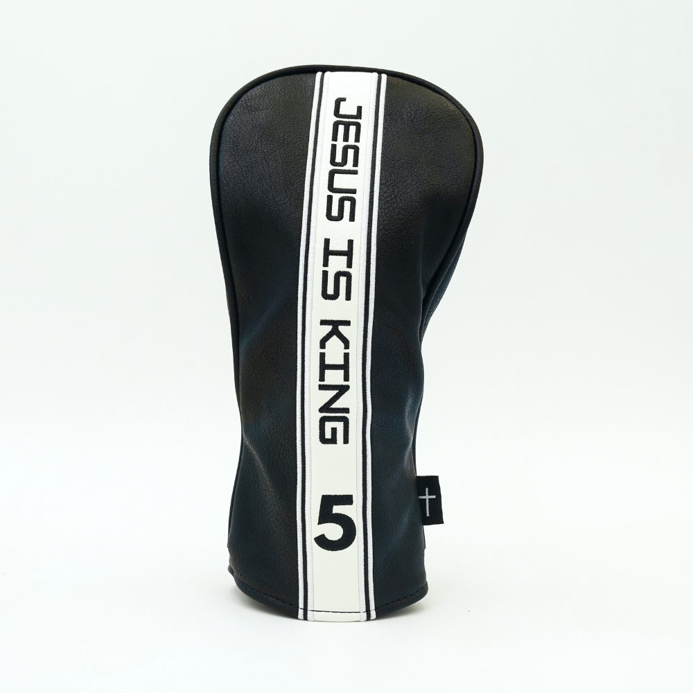 5 Wood Head Cover - Black
