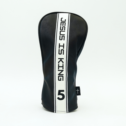 5 Wood Head Cover - Black