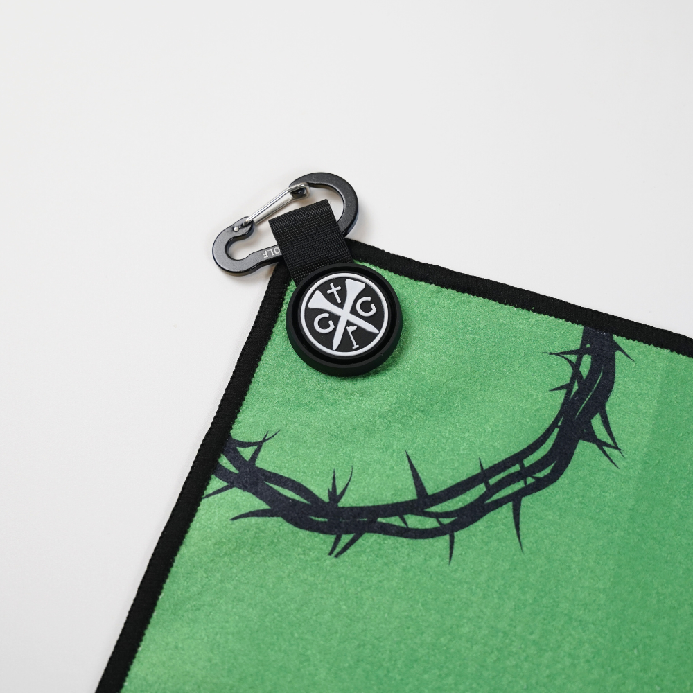 Joshua 1:9 Magnetic Towel - Green