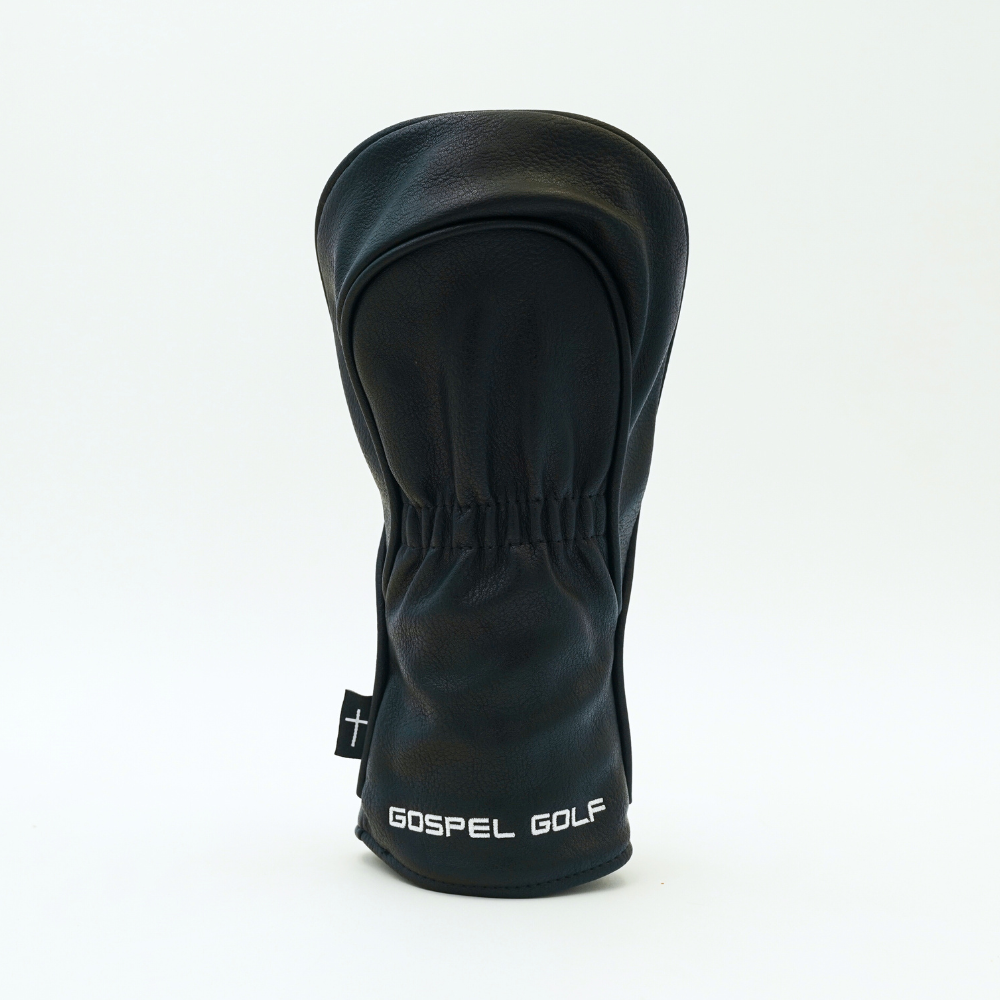 3 Wood Head Cover - Black