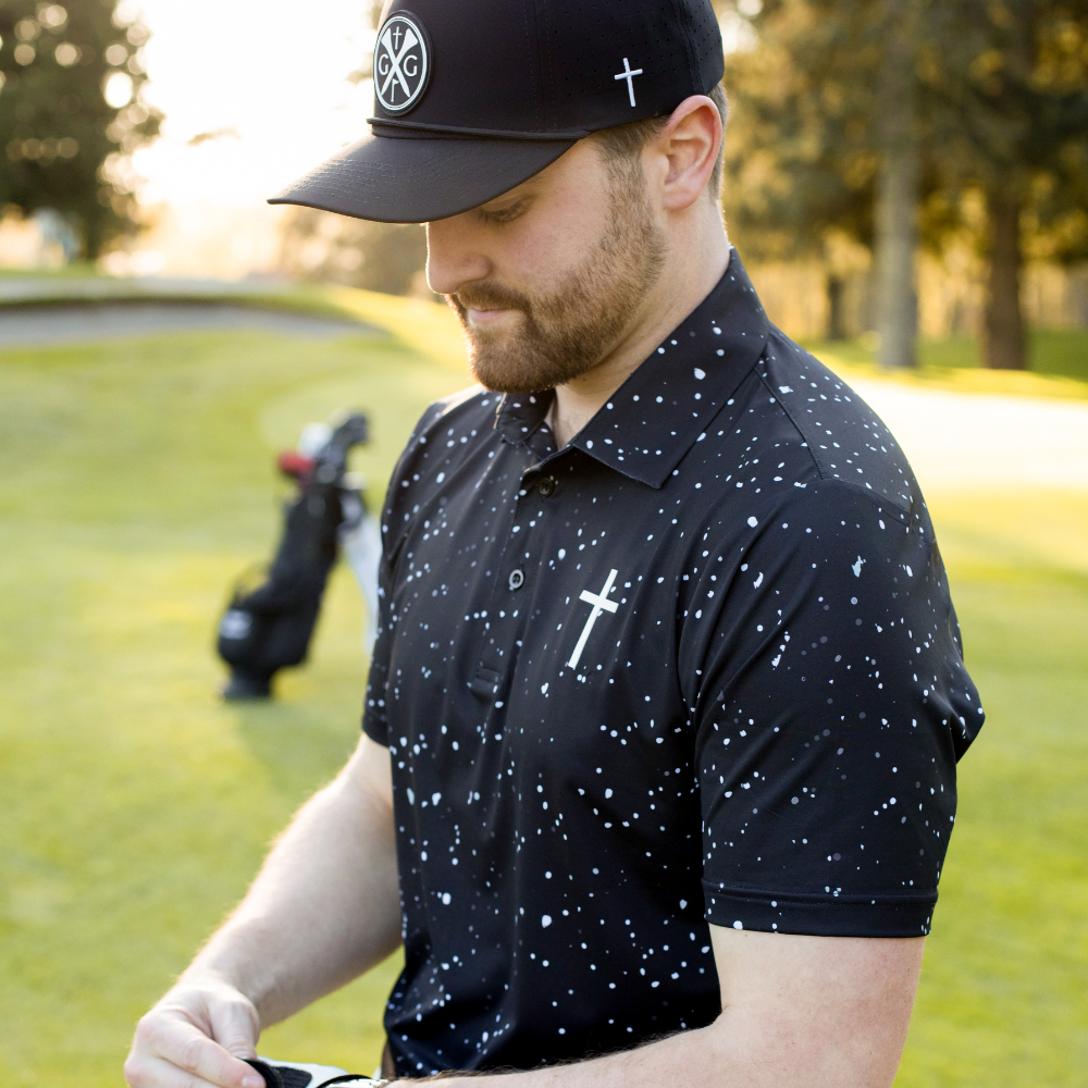 Truth Polo - Christian Inspired Golf ClothesGospel Golf Polo Shirt. This polo offers comfort and performance. Moisture-wicking fabric keeps you cool and dry.