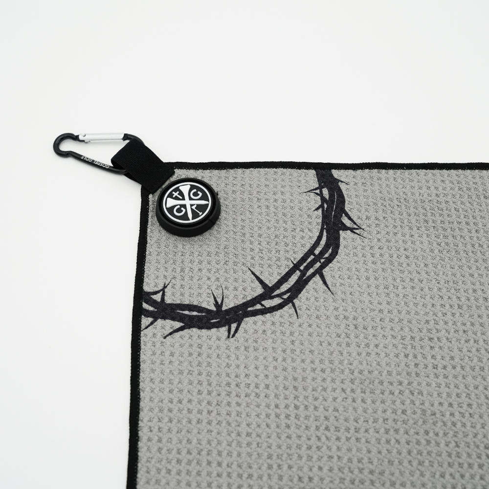 John 3:16 Magnetic Towel - Gray