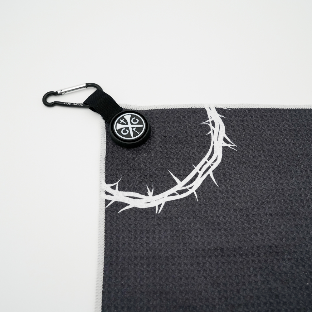 Philippians 4:13 Magnetic Towel - Black