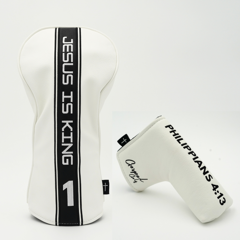 White Head Cover Bundle - Driver + Blade