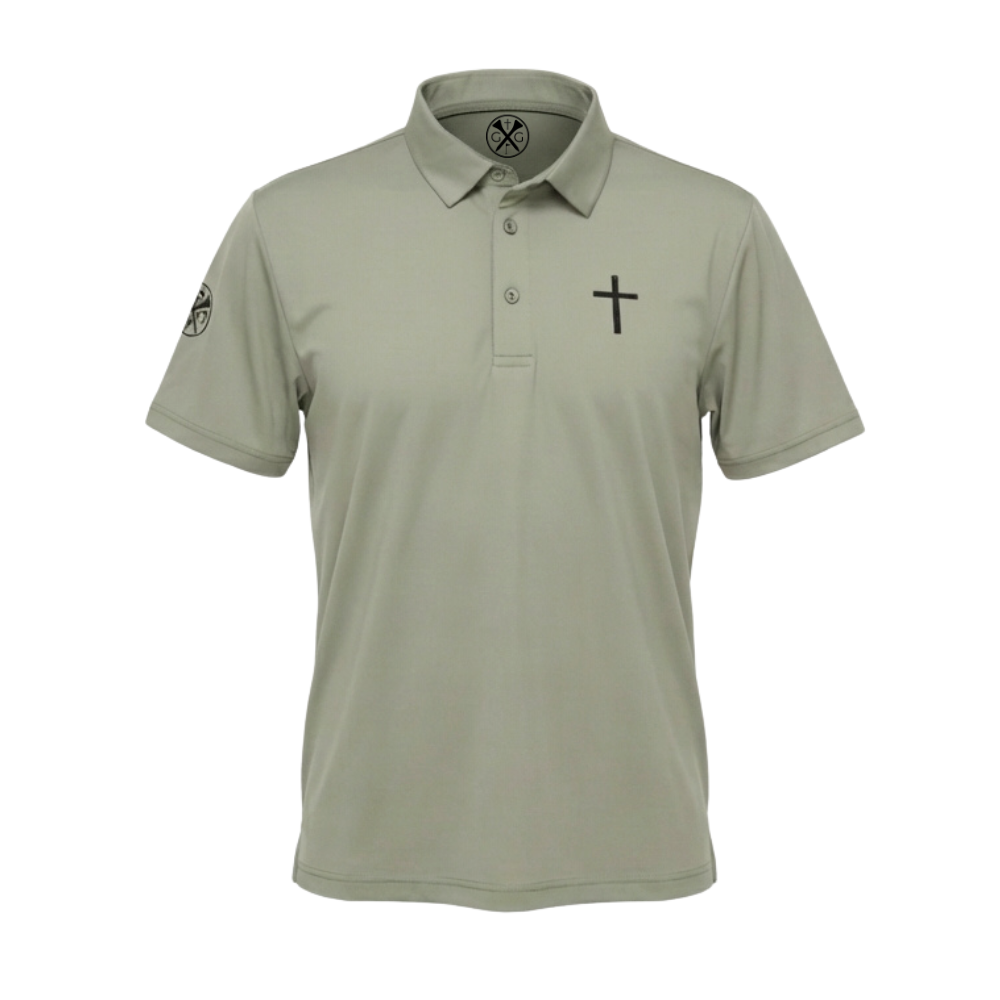Gospel Golf Gray Polo