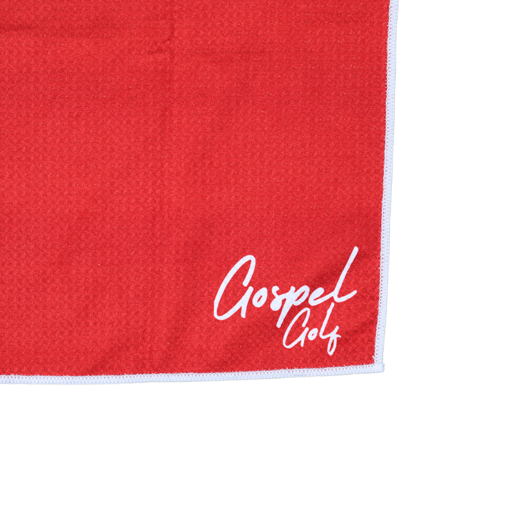 Matthew 6:33 Magnetic Towel - Red