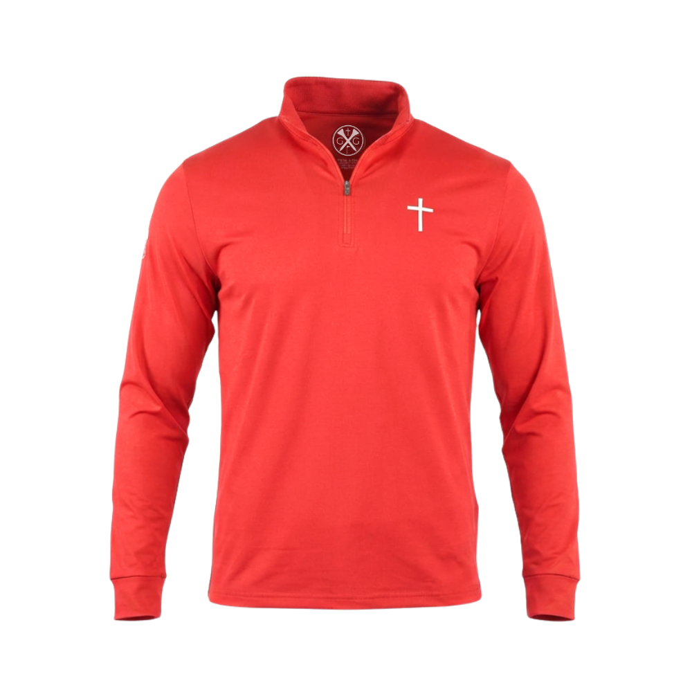 Gospel Golf Red Q-Zip