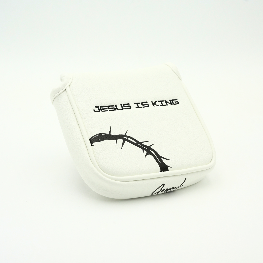 Phil 4:13 Mallet Putter Cover (White)