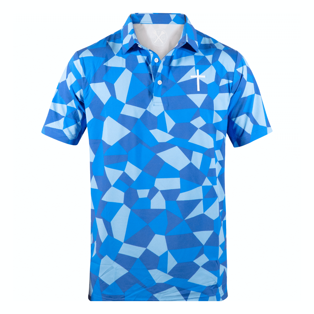 Still The Sea Polo - Christian Golf ApparelGospel Golf Polo Shirt. This polo offers comfort and performance. Moisture-wicking fabric keeps you cool and dry.