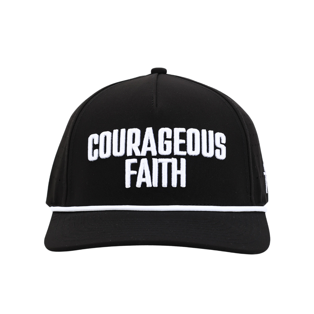 Black Courageous Faith Snapback Hat