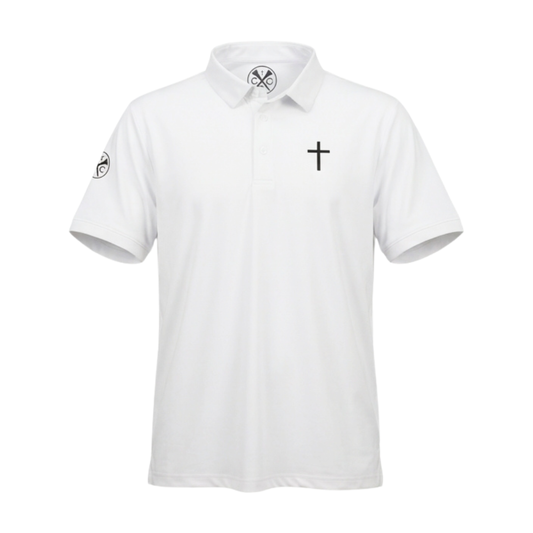 Gospel Golf White Polo