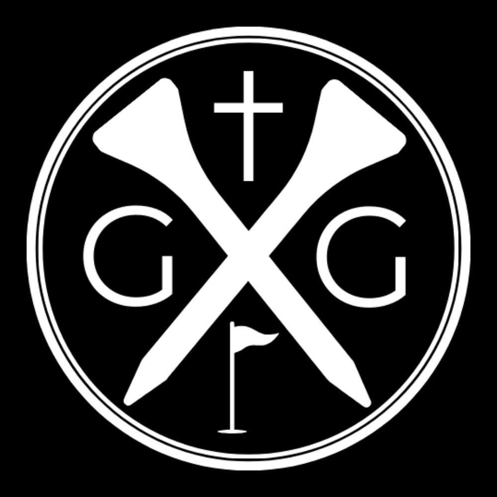 White Gospel Golf Window Decal Original LogoGospel Golf Car Decals. Made with durable, weather-resistant vinyl, these decals are built to withstand the elements and maintain their vibrant appearance