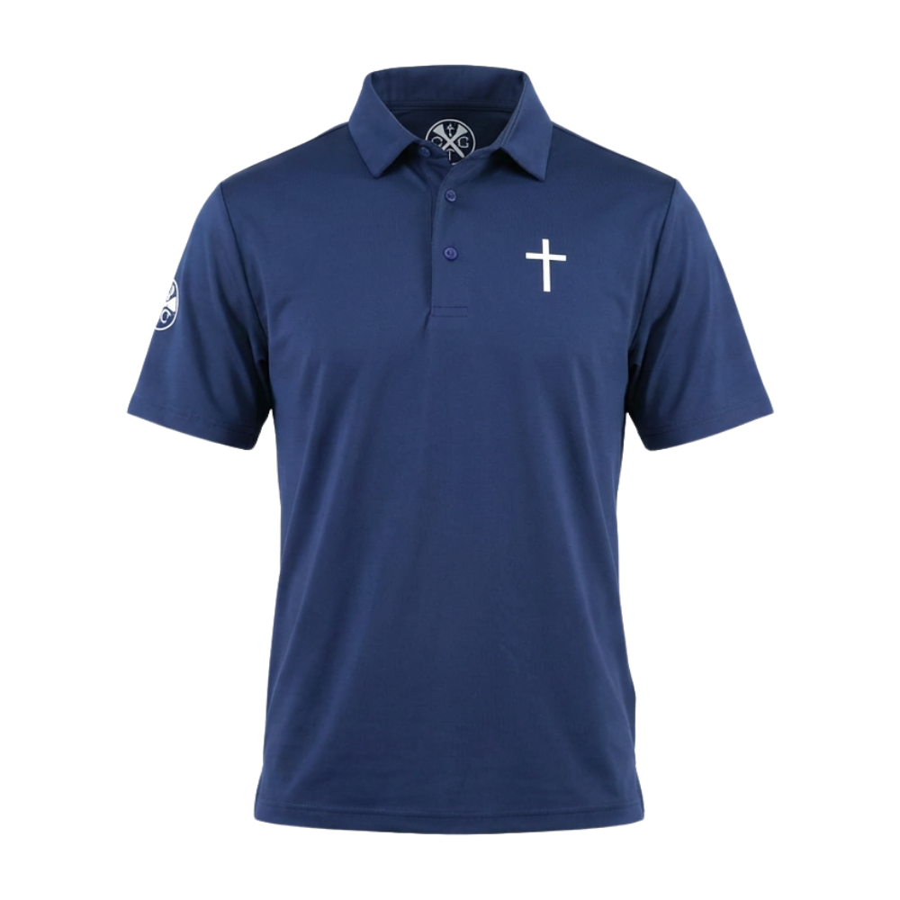 Gospel Golf Navy Polo