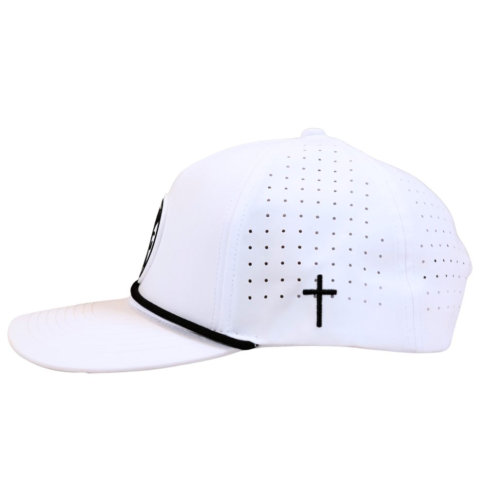 White Rope Hat Vector Gospel Golf Original White Rope Hat
