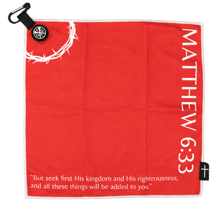 Magnetic Bible Verse Golf Towel