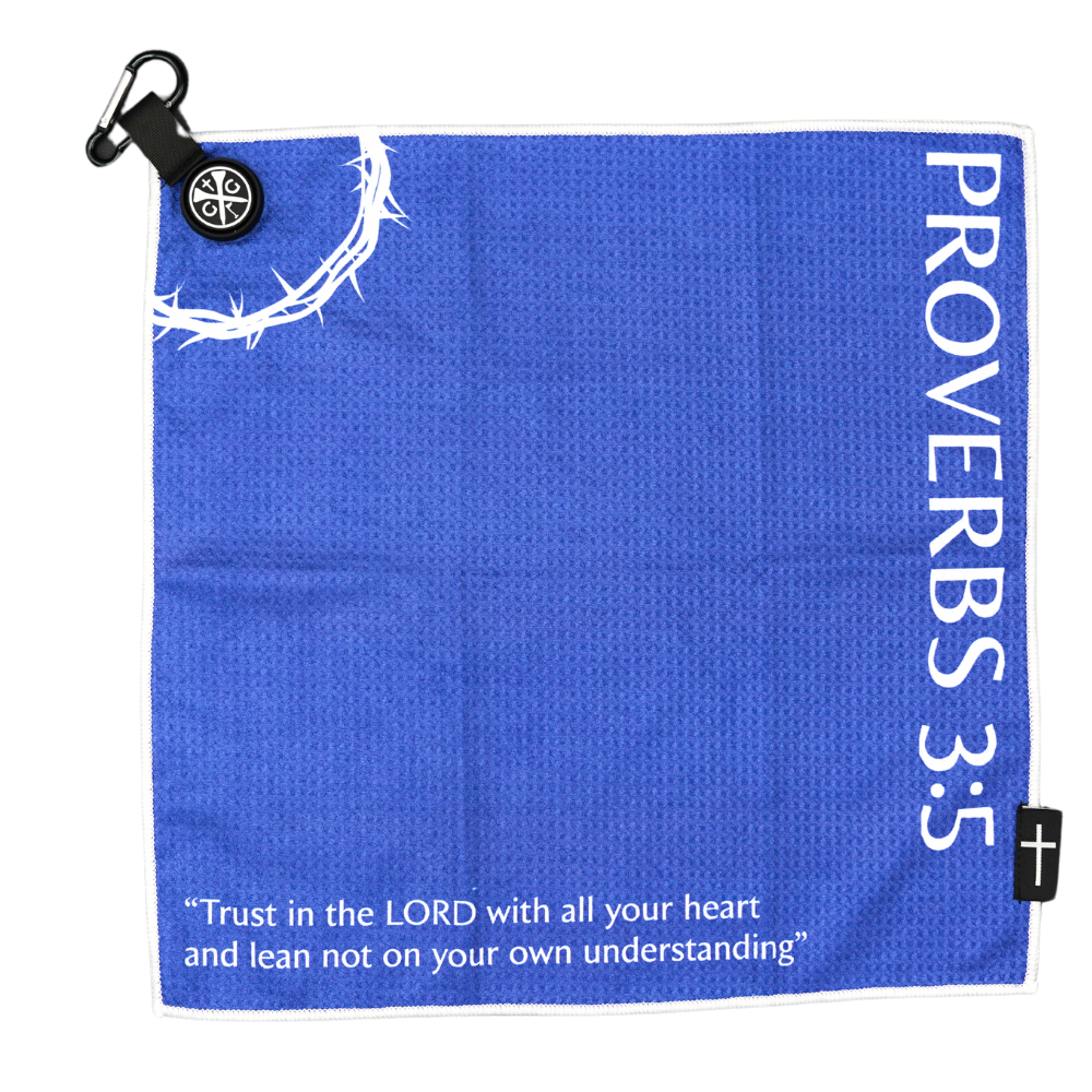 Magnetic Bible Verse Golf Towel