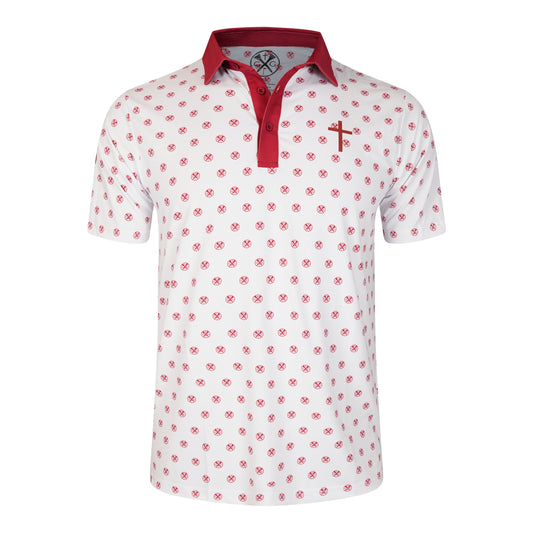 Maroon Crest Polo