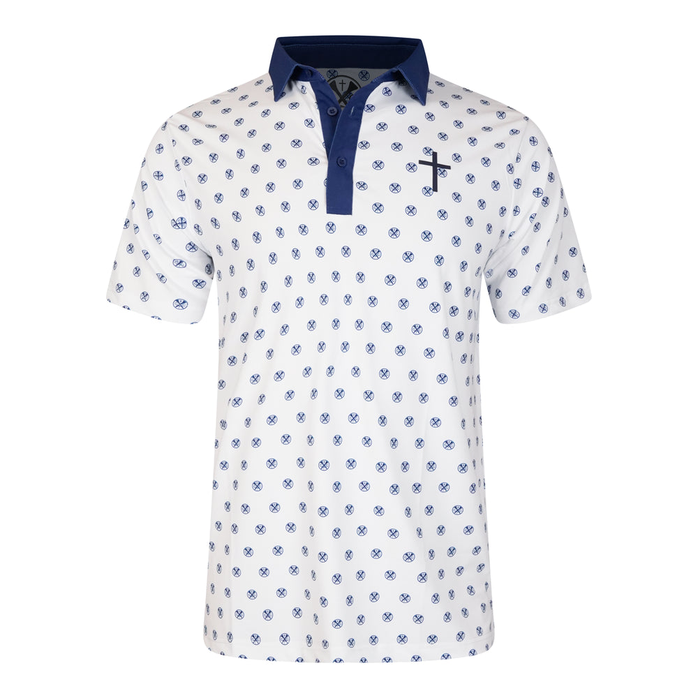 Navy Crest Polo