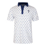 Navy Crest Polo