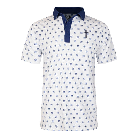 Navy Crest Polo