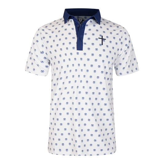 Navy Crest Polo