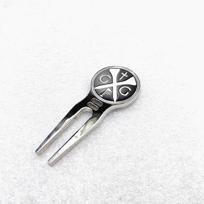 Gospel Golf Divot Tool + Ball MarkerGospel Golf Custom Divot Tool. Meticulously crafted with a custom mold design, this divot tool has premium features that make it a must-have accessory.