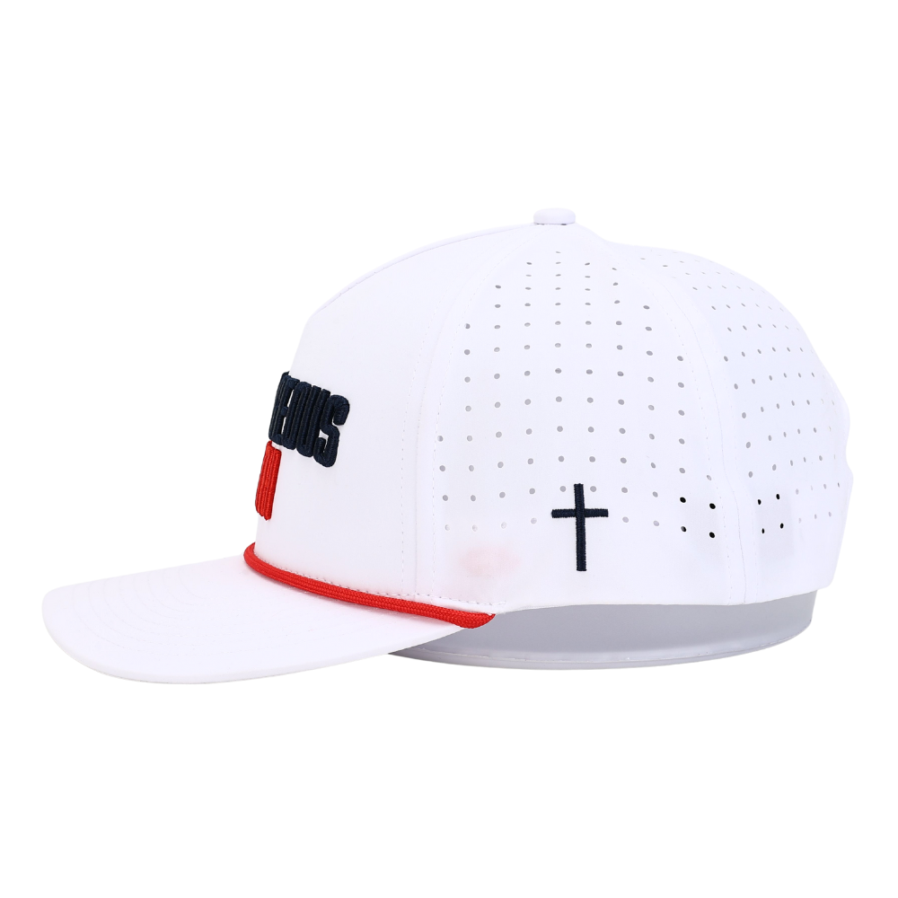 Red, White, & Blue Courageous Faith Snapback Hat